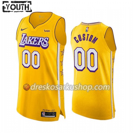 Dječji NBA Dres Los Angeles Lakers Personalizirani Nike 2019-20 City Edition Swingman
